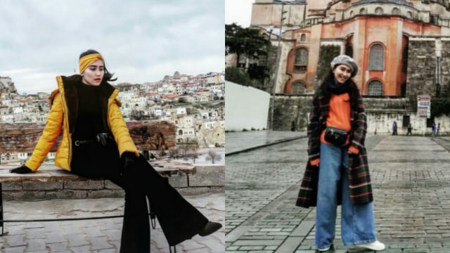 Potret Ayu Ting Ting liburan ke Turki. Foto: (Instagram/ayutingting92)