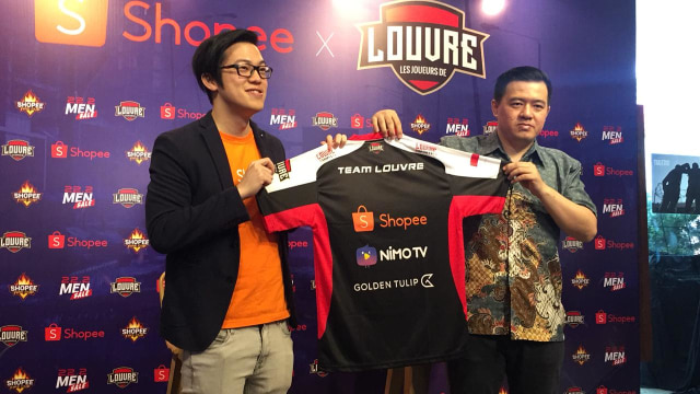 Kerja sama Shopee dan tim eSports Louvre. Foto: Astrid Rahadiani/kumparan