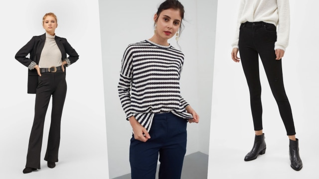 Trik fashion yang bisa membuat tubuh Anda tampak lebih tinggi. Foto: dok. Stradivarius, Bershka
