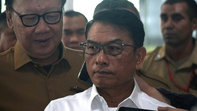 Kepala Kantor Staf Kepresidenan Jenderal TNI (Purn) Moeldoko di Rapat Koordinasi Nasional Kehumasan dan Hukum 2019 di Hotel Bidakara, Jakarta, Senin (11/2). Foto: Nugroho Sejati/kumparan