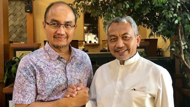 Dua Kandidat Calon Wakil Gubernur DKI Agung Yulianto dan Ahmad Syaikhu. Foto: Facebook/@H. Agung Yulianto SE, Ak. MKom