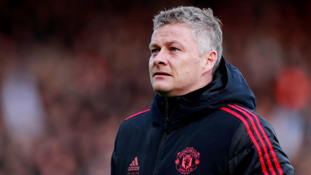 Solskjaer sebelum pertandingan melawan Fulham. Foto: Reuters/Andrew Couldridge