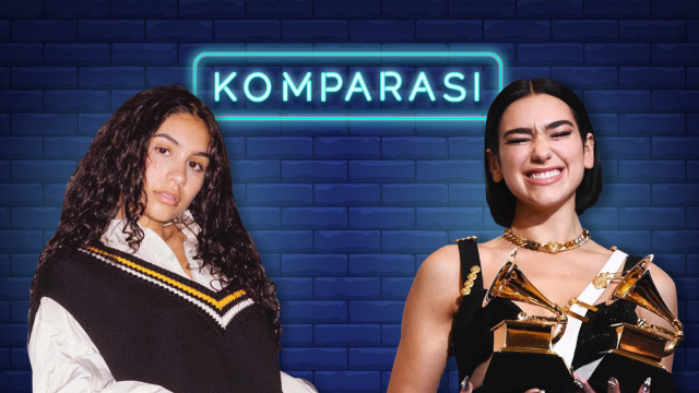 Komparasi membandingkan Allesia Cara dan Dua Lipa Foto: Infografik: Putri Sarah Arifira/kumparan