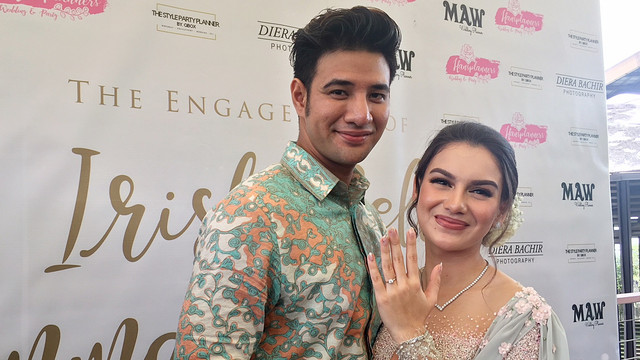 Pertunangan Ammar Zoni dan Irish Bella, Selasa (12/2). Foto: Giovanni/kumparan