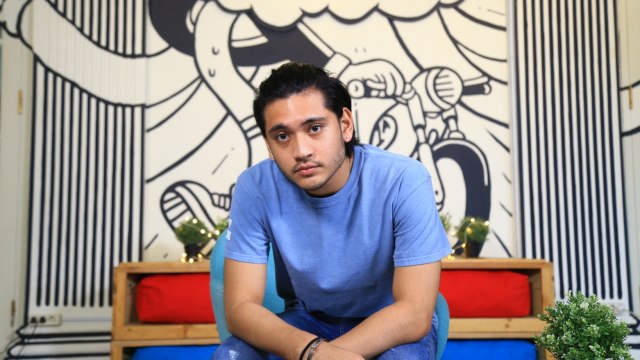 Giorgino Abraham saat berkunjung ke kantor kumparan Jalan Jati Murni No. 1A, Jati Padang, Jakarta Selatan, Selasa, (12/2). Foto: Dicky Adam Sidiq/kumparan