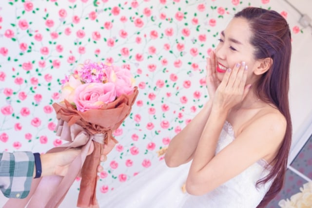 Bunga saat Valentine's Day