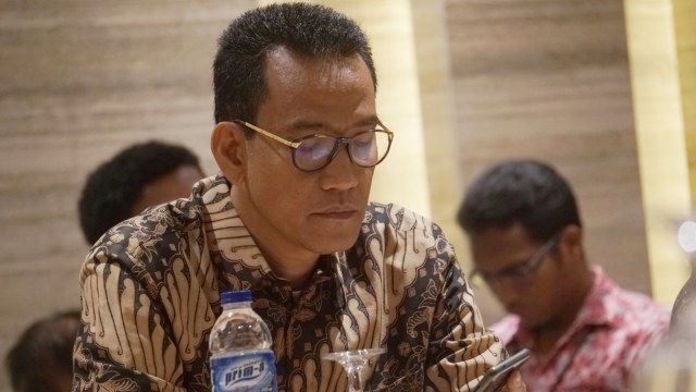 Refly Harun di FGD Kemah Konstitusi di Hotel Ashley, Jakarta, Rabu (13/2). Foto: Jamal Ramadhan/kumparan