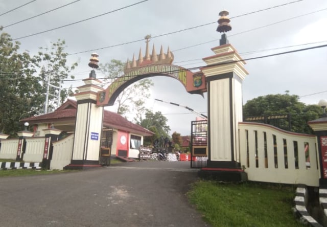 Suasana SPN Polda Lampung Kemiling, Rabu, 13 Februari 2019 | Obbie Fernando/Lampunggeh.co.id