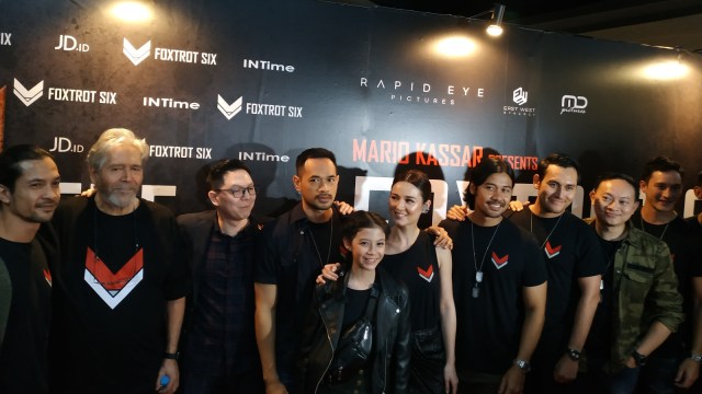 Konferensi Pers Film 'Foxtrot Six' di Plaza Indonesia XXI, Jakarta, Rabu (13/2). Foto: Alexander Vito/kumparan