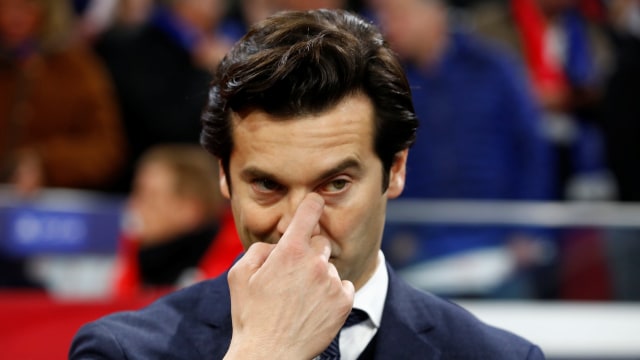 Santiago Solari di laga Ajax Amsterdam vs Real Madrid. Foto: Santiago Solari