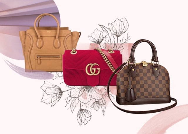 Cek keaslian tas branded.