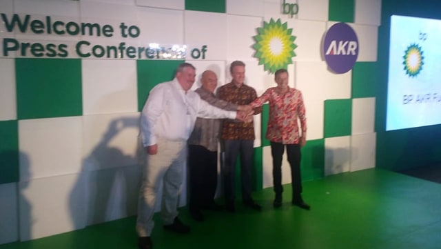 Peluncuran SPBU BP-AKR di Pacific Place, Jakarta, Kamis (14/2/2019). Foto: Ema Fitriyani/kumparan