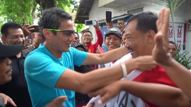 Calon Wakil Presiden nomor urut 02, Sandiaga Uno di Bojonegoro. Foto: Dok. Istimewa