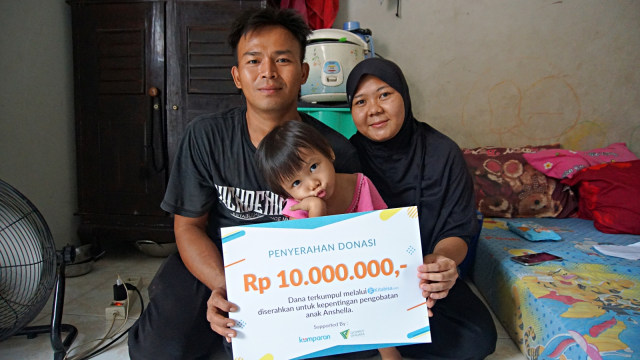 Ashyeela tetap ceria meski menderita kanker darah. Foto: Audrey Marianne/kumparan