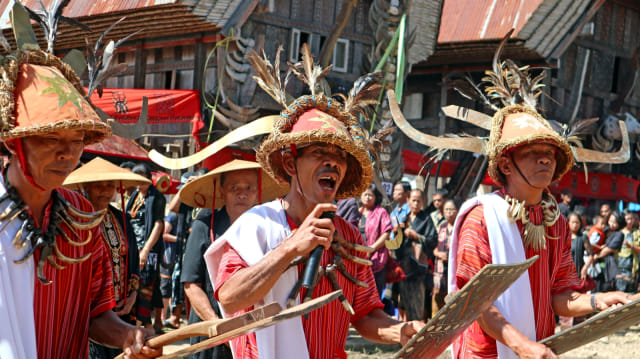 Salah satu bagian dari prosesi Rambu Solo di Toraja. Foto: Helinsa Rasputri/kumparan