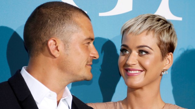 Penyanyi Katy Perry dan aktor Orlando Bloom. Foto: REUTERS/Eric Gaillard