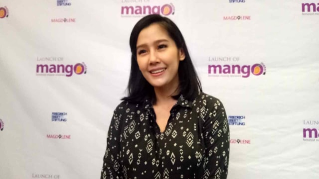 Ardina Rasti ditemui di Goethe Haus, Menteng, Jakarta Pusat, Sabtu (16/2). Foto: D.N Mustika Sari/kumparan