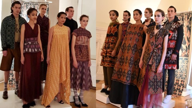 Koleksi IKAT Indonesia yang dipamerkan di Indonesian Cultural Late, di London, Inggris. Foto: Dok. IKAT Indonesia