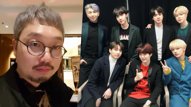 Produser musik, Pdogg, dan BTS. Foto: Instagram/@pdogg428, Twitter/@bts_bighit