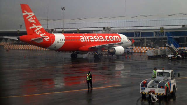 Ilustrasi pesawat Air Asia. Foto: Aditia Noviansyah/kumparan