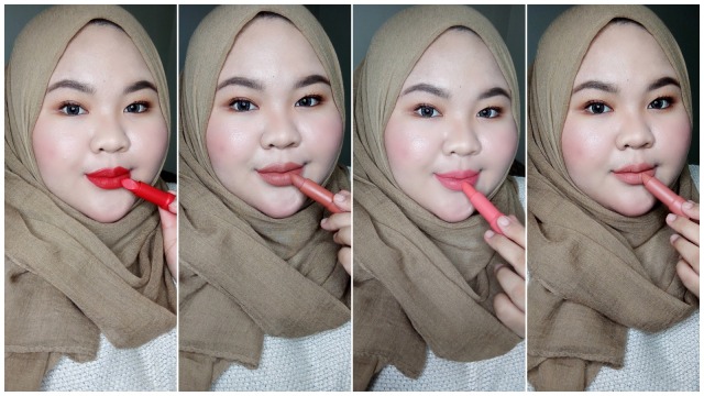 CLIO Rouge Heel Velvet, hadir dalam warna bold dan nude. Foto: dok. Intan Kemala Sari/kumparan