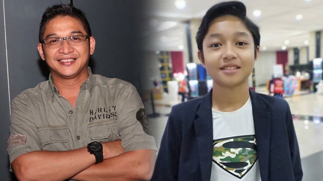 Kiesha Alvaro dan sang ayah, Pasha 'Ungu'. Foto: Munady Widjaja dan Instagram/@kiesha.alvaro