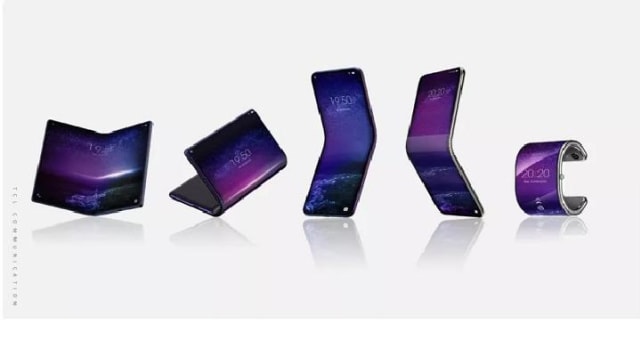 TCL siapkan ponsel yang bisa dilipat jadi smartwatch