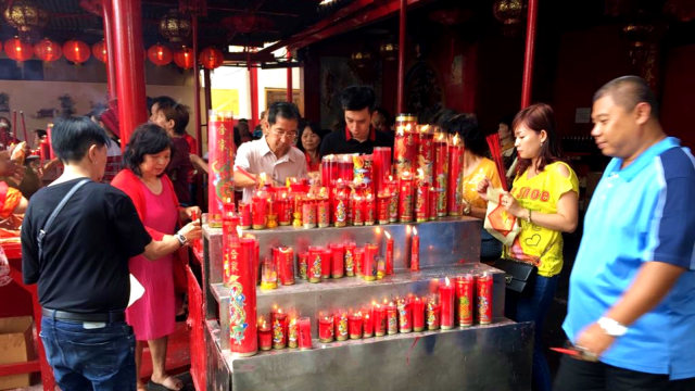 Suasana Wihara di kawasan Petak Sembilan, Jakarta, menjelang momen Cap Go Meh, Selasa (19/2). Foto: Andesta Herli Wijaya/kumparan