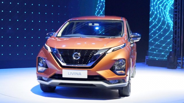 Nissan Livina yang dibangun berbasis Xpander resmi diperkenalkan Foto: Aditya Pratama Niagara/kumparanOTO
