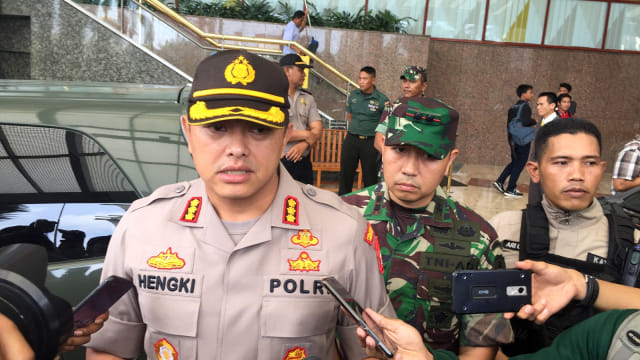 Kapolres Jakarta Barat, Kombes Pol Hengki Haryadi di lobi Mall Taman Anggrek, Rabu (20/2). Foto: Andesta Herli Wijaya/kumparan