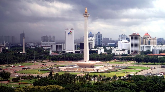 Ilustrasi Cuaca Buruk di Jakarta. Foto: Iqbal Firdaus/kumparan