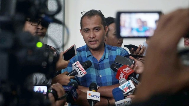 Guru Besar Hukum Pidana di Fakultas Hukum Universitas Gadjah Mada, Eddy Hiariej di Gedung KPK, Jakarta, Kamis (21/2/2019). Foto: Irfan Adi Saputra/kumparan