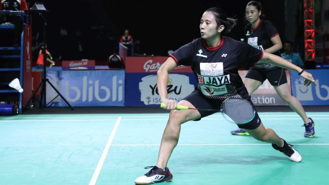 Pia Zebadiah Bernadeth/Anggia Shitta Awanda di Djarum Superliga Badminton 2019 Foto: Dok. PBSI