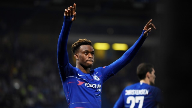 Callum Hudson-Odoi tampil cemerlang di laga melawan Malmoe. Foto: Reuters/Tony O'Brien