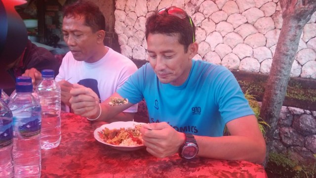 Sandiaga Uno saat kampanye di Bali. Denita Matondang/kumparan