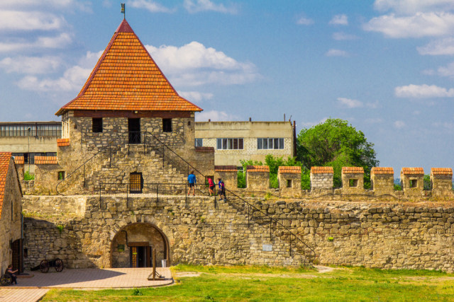 Benteng abad pertengahan di Kota Bende, Transdniestria Foto: Shutter Stock