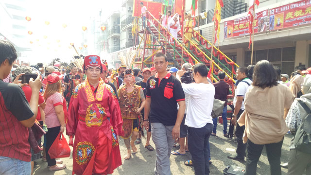 Suasana Festival Cap Go Meh Tambora di Seasons City Mall, Jakarta Barat. Foto: Maulana Ramadhan/kumparan