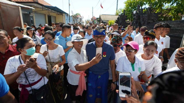 Sandiaga Uno di Bali. Foto: Denita Matondang/kumparan