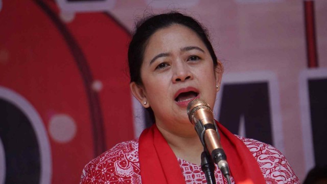 Menteri PMK, Puan Maharani, dalam acara perayaan Cap Go Meh di Season City, Tambora, Jakarta Barat, Minggu (24/2). Foto: Jamal Ramadhan/kumparan