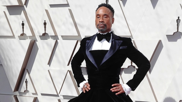 Billy Porter di karpet merah Oscar 2019. Foto: REUTERS/Mario Anzuoni