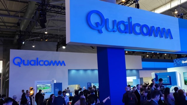 Booth Qualcomm di pameran teknologi Mobile World Congress 2019. Foto: Aditya Panji/kumparan