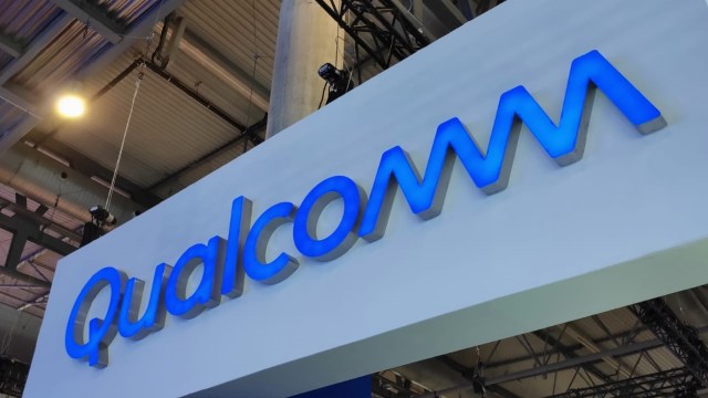 Logo Qualcomm di pameran teknologi Mobile World Congress 2019. Foto: Aditya Panji/kumparan