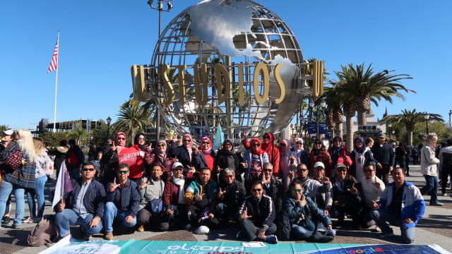 Mengelilingi lokasi syuting film Hollywood di Universal Studio Amerika Serikat. Foto: Intan Kemala Sari/kumparan