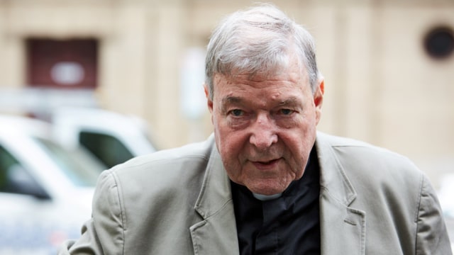 Kardinal George Pell tiba di Pengadilan Melbourne, Australia, Selasa, (26/2). Foto: AAP Image / Erik Anderson / via REUTERS
