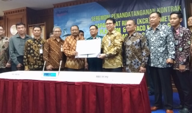 PT PAL teken kontrak pengadaan kapal KCR 5 dan 6 milik TNI AL Rp 1,66T