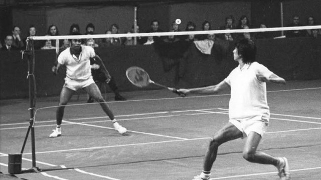 Salah satu penampilan Rudy Hartono (kanan) di All England. Foto: Dok. All England Badminton