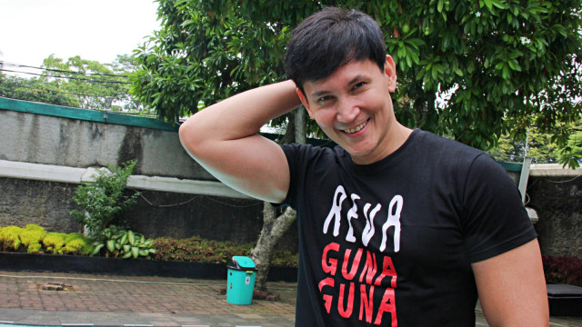 Pemain film Reva Guna Guna, Marcelino Lefrandt berkunjung ke kantor kumparan. Foto: Matheus Marsely/kumparan