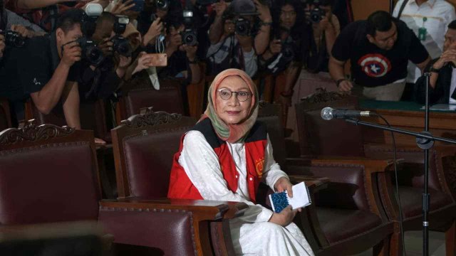 Ratna Sarumpaet di Pengadilan Negeri Jakarta Selatan. Foto: Iqbal Firdaus/kumparan