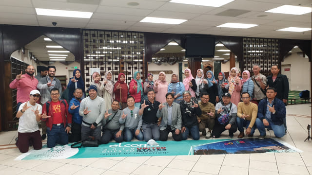 Elcorps Goes to USA di Islamic Center of Southern California. Foto: Dok. Intan Kemala Sari/kumparan
