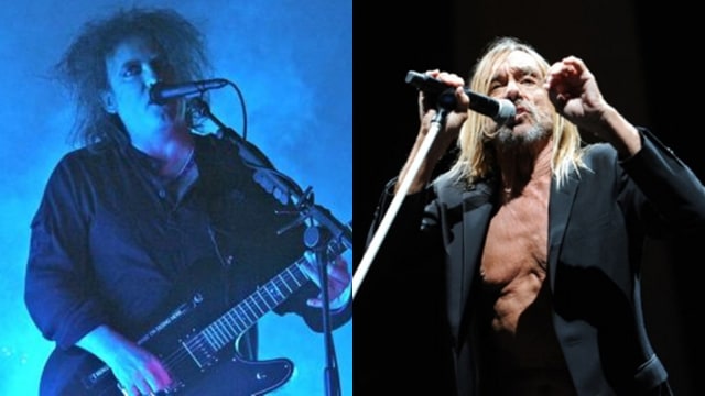 The Cure (kiri) dan Iggy Pop (kanan) Foto: Wikimedia Commons dan Facebook